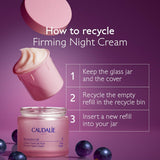 Caudalie Resveratrol Lift Firming Night Cream - Anti-Aging, Firming & Lifting Night Cream for Aging Skin