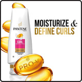 Pantene Frizz No More Curly Hair Conditioner 11 fl oz | Pro-V Miracles