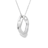Genuine .02ct Diamond Fashion Pendants Sterling Silver