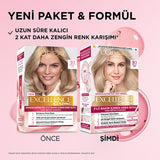 L'Oreal Paris Excellence Crème Hair Color Ash Blonde 9.1 - 100% Gray Coverage | Professional Care