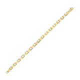 14k Yellow Gold French Cable Chain Bracelet  (4.80 mm)