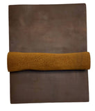 Luggage Crazy Horse Cowhide – Distressed Wax/Oil Finish, 1.8–2.0 mm (4–5 oz), Pre-Cut Leather Sheets (8.5" × 11")