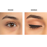 Flormar Vinyl Waterproof Black Liquid Eyeliner - High Pigment | 0.22 Fl Oz