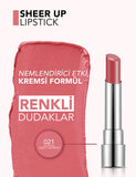 Flormar Sheer Up Glossy Moisturizing Lipstick 3g