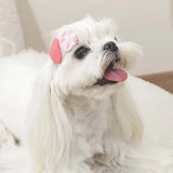 M-Pets Glam Patterned Dog Hair Clip for Grooming 1 pc