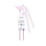 M-Pets Mooncat Pink Cat Teaser Wand Toy 2-Piece Set