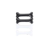 M-Pets Glam Bone Shaped Dog Hair Clip Black & White 1pc