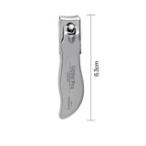 Gosol Stainless Steel Nail Clippers for Precise Trimming 6.3 cm