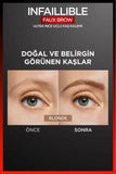 L'Oreal Paris Infaillible Faux Brow: Ultra-Fine Blonde Eyebrow Pencil for Natural, Long-Lasting Definition | Precise Brow Filler & Definer