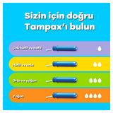 Tampax Compak Regular Tampons with Applicator - 22 Count, Comfortable and Secure Period Protection