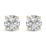 14K White Gold 1.00 Cttw Lab Grown Diamond Solitaire Stud Earrings