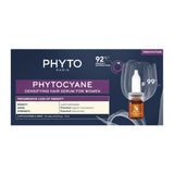 Phyto Phytocyane Anti-Hair Loss Treatment For Women - 12 x 5ml Single-Use Doses, Promotes Hair Health & Reduces Thinning