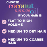 OGX Coconut Miracle Oil Conditioner - Sulfate-Free Hair Repair & Nourishment 13.01 fl oz