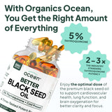 Ocean Cold-Pressed Black Seed Oil - 150ml Natural Health Supplement for Holistic Wellness