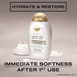 OGX Detoxifying Charcoal Hair Conditioner 385ml - Sulfate-Free, Activated Charcoal & Kaolin Clay Formula
