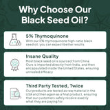 Ocean Cold-Pressed Black Seed Oil - 150ml Natural Health Supplement for Holistic Wellness