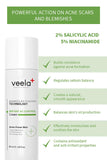 Veela Sebum Balancing Moisturizer for Acne-Prone Skin - Oil Control, Non-Comedogenic, 1.69 fl oz