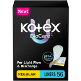 Kotex Regular Daily Pads - 56 Count | Soft and Breathable