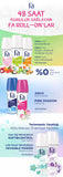 Fa Aqua Women Deodorant Roll-On 50ml - Long-Lasting Freshness | Antiperspirant