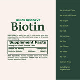 Nature's Bounty Biotin 2500 mcg 60 Tablet