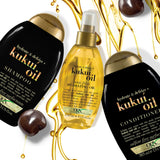 Organix Moisturizing Shampoo with Kukui Oil - Anti-frizz, Natural Hair Care for Dry & Frizzy Hair