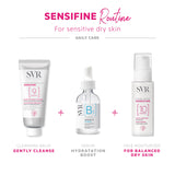 SVR Sensifine Hydra Moisturizing Cream for Dry & Sensitive Skin - Natural Skincare, Hydrating & Nourishing Cream, 1.35 fl oz