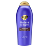 OGX Biotin & Collagen Shampoo - Thickening & Strengthening Hair Care for Thinning or Weak Hair, 13.01 fl oz