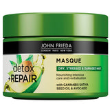 John Frieda Detox and Repair Masque 250ml - Nourishing Hair Care Mask for Dry & Damaged Hair