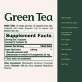 Nature's Bounty Green Tea Supplement 315mg - Antioxidant Support Dietary Supplement for Health-Conscious Individuals