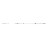 14K White Gold Alternating Blue Sapphire and Diamond Bezel Station Chain Bracelet - Size 7.5 inch