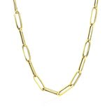 10K Yellow Gold Lite Paperclip Chain (4.20 mm)