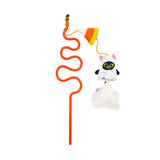 Mad Cat Hiss and Haunt Cat Teaser Wand with Catnip & Matatabi