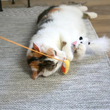 Mad Cat Hiss and Haunt Cat Teaser Wand with Catnip & Matatabi