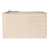 Eklips Cream Croco Wallet Stylish Daily Accessory