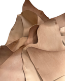 Natural Veg Tan Tooling Leather Scraps & Remnants – Sold by the Pound