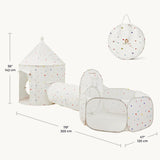 Tiny Land® Compact Adventure 3-in-1 Play Tunnel With no Balls