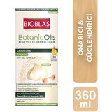 Bioblas Botanic Oils Garlic Shampoo - Nourishing, Paraben-Free, Organic Hair Care for Hair Loss - 12.18 fl oz
