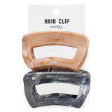 Eklips Marble Hair Clip Set of 2 Yellow & Black