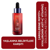 L'Oreal Paris Revitalift Triple Power Anti-Aging Serum: Peptide Complex, Hyaluronic Acid & Vitamin C for Wrinkle Reduction, Skin Firming & Radiant Tone