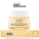 Vichy Neovadiol Anti-Aging Night Cream for Mature Skin - Hydrating, Firming, Paraben-Free