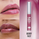 theBalm Berry Fast Lip Oil: Tinted, High-Shine, Non-Sticky - Hydrating Lip Care & Subtle Color