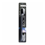 Rocs Black Edition Medium Toothbrush - Superior Plaque Removal & Gentle Teeth Whitening - Enhanced Dental Hygiene