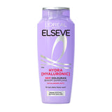 Loreal Paris Elseve Hydra Hyaluronic Moisturizing Shampoo - Hydrating, Non-Weighing Hair Care for Dry or Damaged Hair