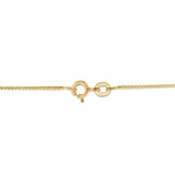 14K Yellow Gold Plated .925 Sterling Silver 1.0 Cttw Champagne Diamond Heart Pendant Necklace (K-L Color, I1-I2 Clarity) - 18"