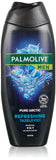 Palmolive Men Pure Arctic Body Wash 500ml - 4-in-1 Formula | Freshness