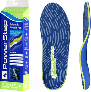 PowerStep Memory Foam Comfort Orthotic Insoles | Heel and Arch Pain Relief Cushioned Orthotics - Premium Insoles & Inserts from Herdzco Supplies - Just $63.95! Shop now at Herdzco Supplies