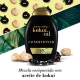 OGX Kukui Oil Conditioner - Moisturizing Anti-Frizz Hair Care for Dry Damaged Hair