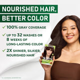 Garnier Nutrisse Ultra Creme 1 Black Hair Dye - Vegan Hair Dye, Nourishing Hair Color