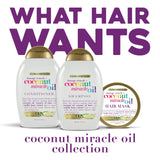 OGX Coconut Miracle Oil Conditioner - Sulfate-Free Hair Repair & Nourishment 13.01 fl oz