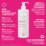 SVR Physiopure Cleansing Micellar Water - Gentle Makeup Remover for Sensitive Skin, Paraben-Free, 6.76 fl oz